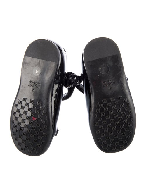 Gucci Girls Horsebit Ballet Flats