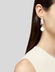 Gucci Faux Pearl Charm Single Hoop Earring