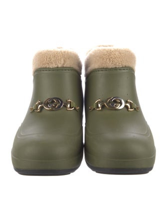 Gucci Interlocking G Logo Rubber Rain Boots