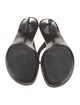 Gucci Interlocking G Logo Leather Flip Flops