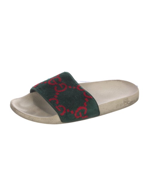 Gucci GG Logo Velvet Slides
