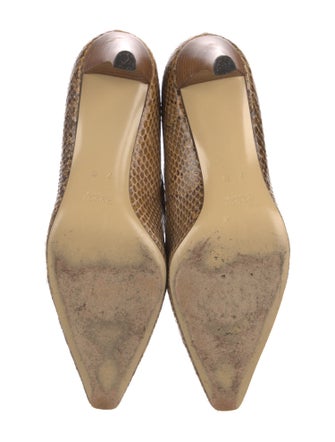 Gucci Snakeskin Animal Print Pumps