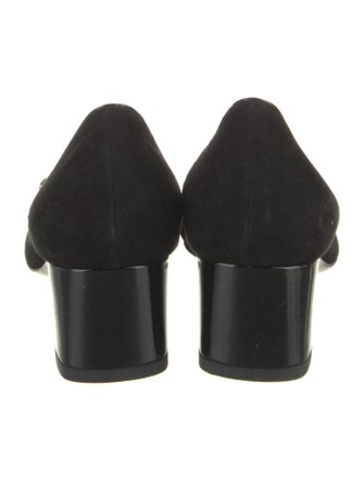 Gucci Interlocking G Logo Suede Pumps