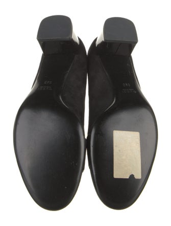 Gucci Interlocking G Logo Suede Pumps