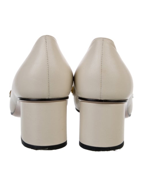 Gucci Sylvie Web Accent Leather Pumps