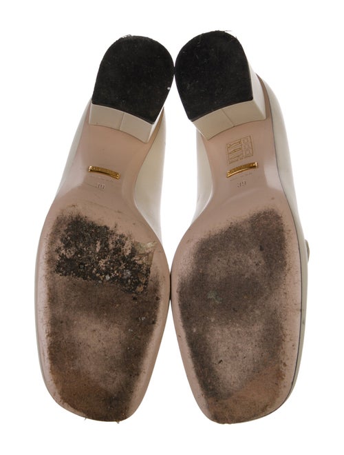 Gucci Sylvie Web Accent Leather Pumps