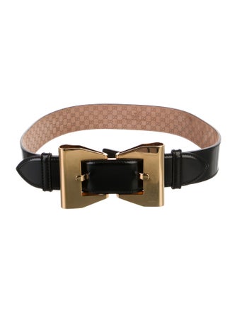 Gucci Microguccissima Pattern Leather Belt
