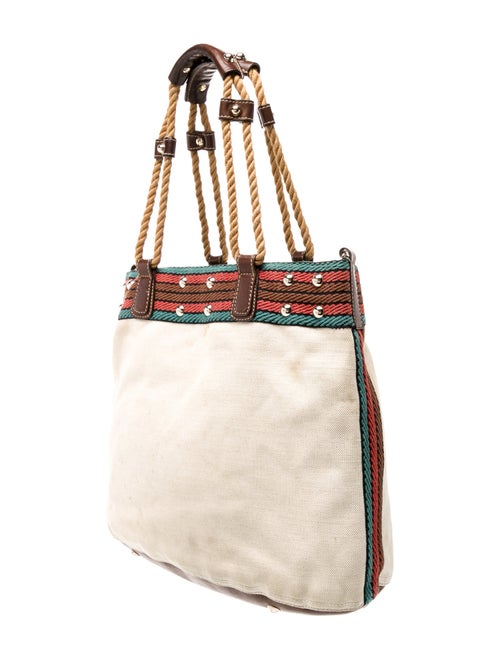 Gucci Web Top Handle Bag