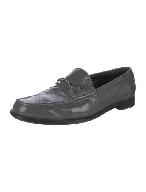 Gucci Horsebit Accent Patent Leather Loafers