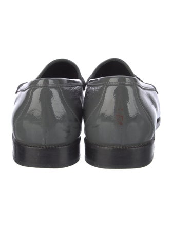 Gucci Horsebit Accent Patent Leather Loafers