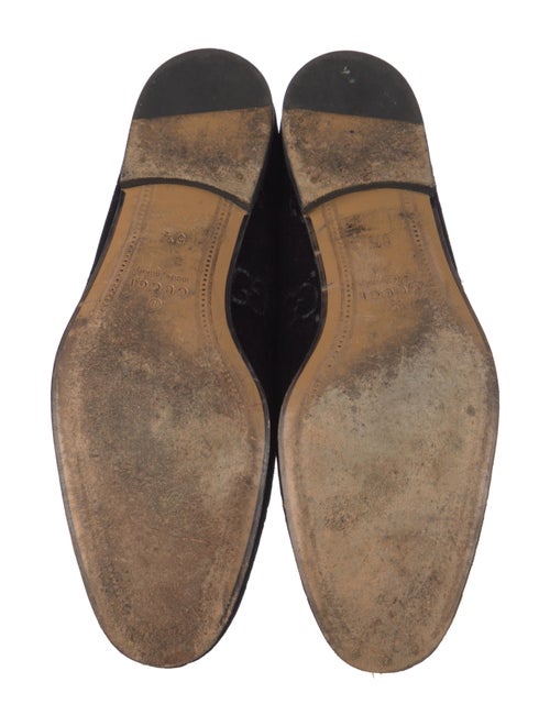 Gucci GG Logo Velvet Loafers