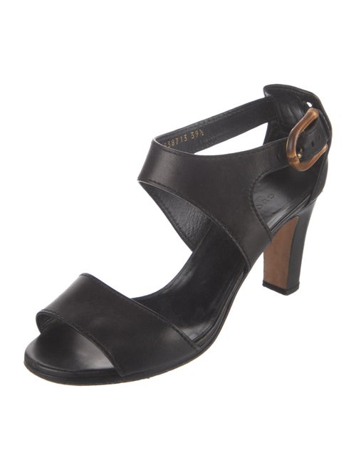 Gucci Bamboo Accent Leather Sandals