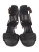 Gucci Bamboo Accent Leather Sandals