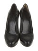 Gucci Bamboo Accent Leather Pumps