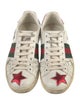 Gucci Web Accent Leather Sneakers