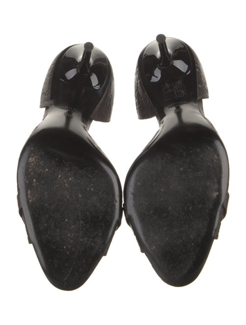 Gucci Horsebit Accent Leather D'Orsay Pumps