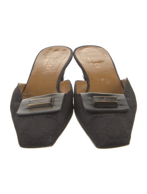 Gucci GG Canvas Canvas Mules