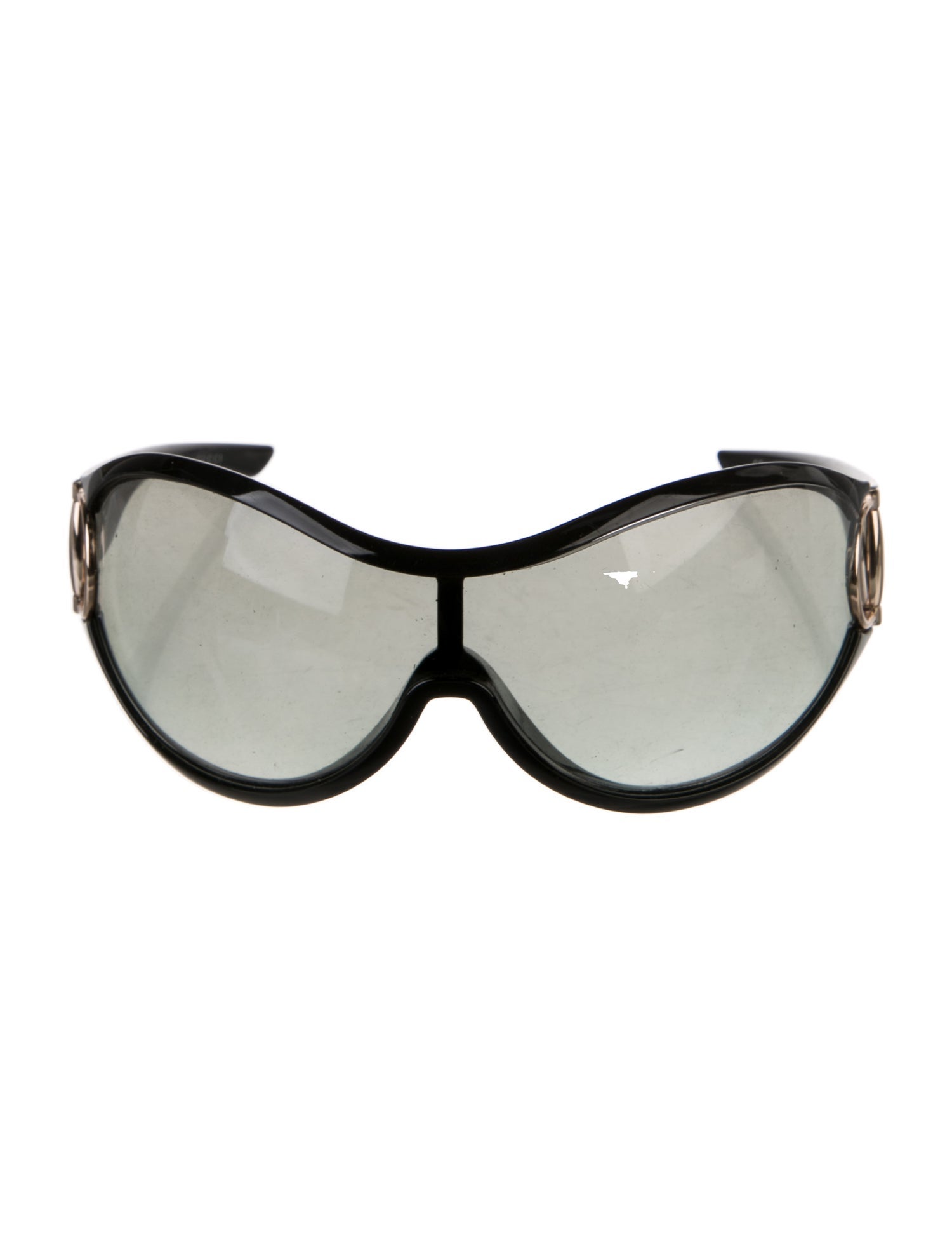 Gucci Hasler Horsebit Accent Shield Sunglasses
