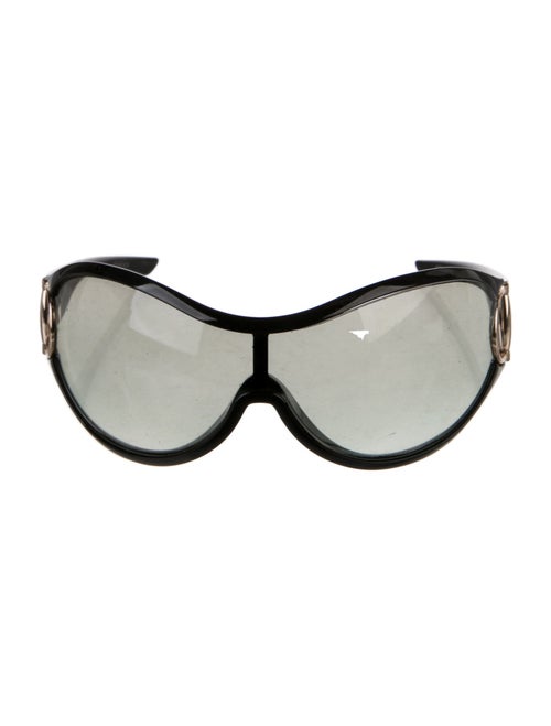 Gucci Hasler Horsebit Accent Shield Sunglasses