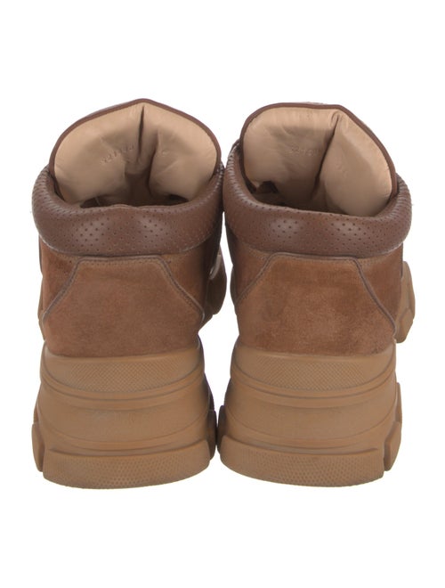 Gucci GG Canvas Suede Hiking Boots