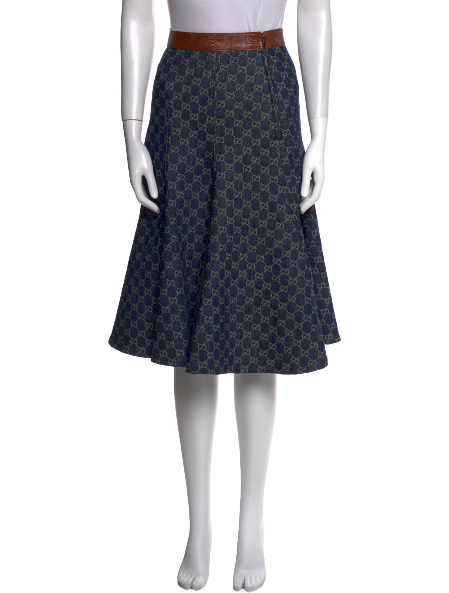 Gucci Printed Knee-Length Skirt