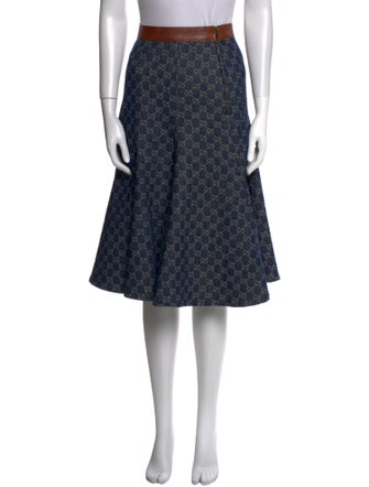 Gucci Printed Knee-Length Skirt