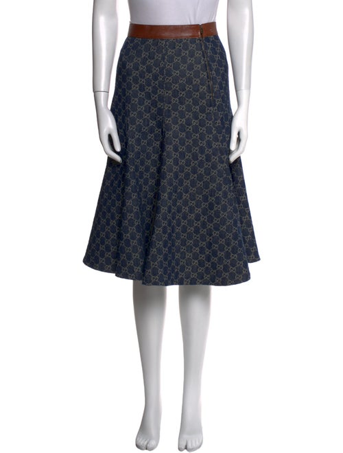 Gucci Printed Knee-Length Skirt