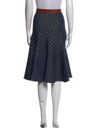 Gucci Printed Knee-Length Skirt