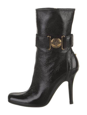 Gucci Hysteria Accent Patent Leather Boots