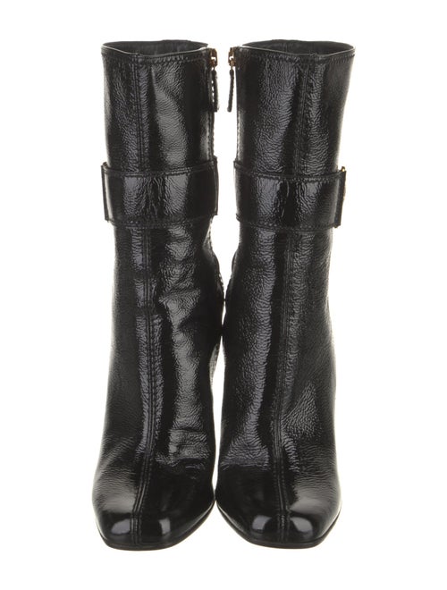 Gucci Hysteria Accent Patent Leather Boots