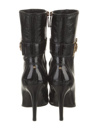 Gucci Hysteria Accent Patent Leather Boots