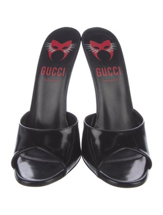 Gucci Leather Mules