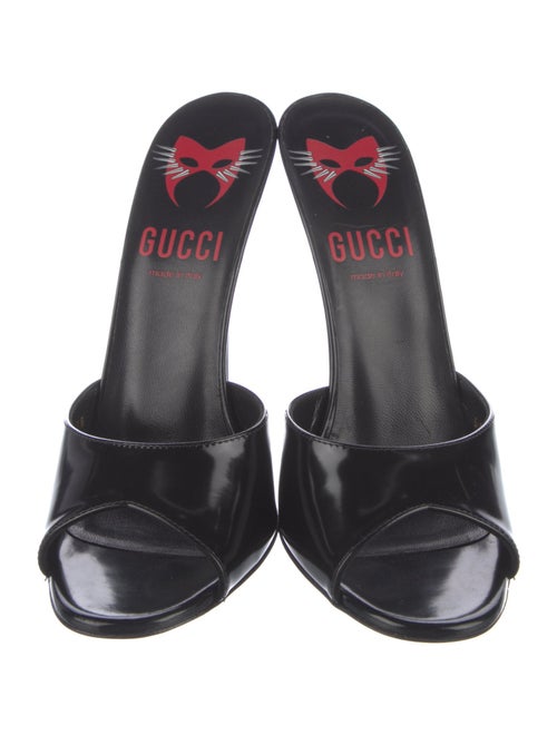 Gucci Leather Mules