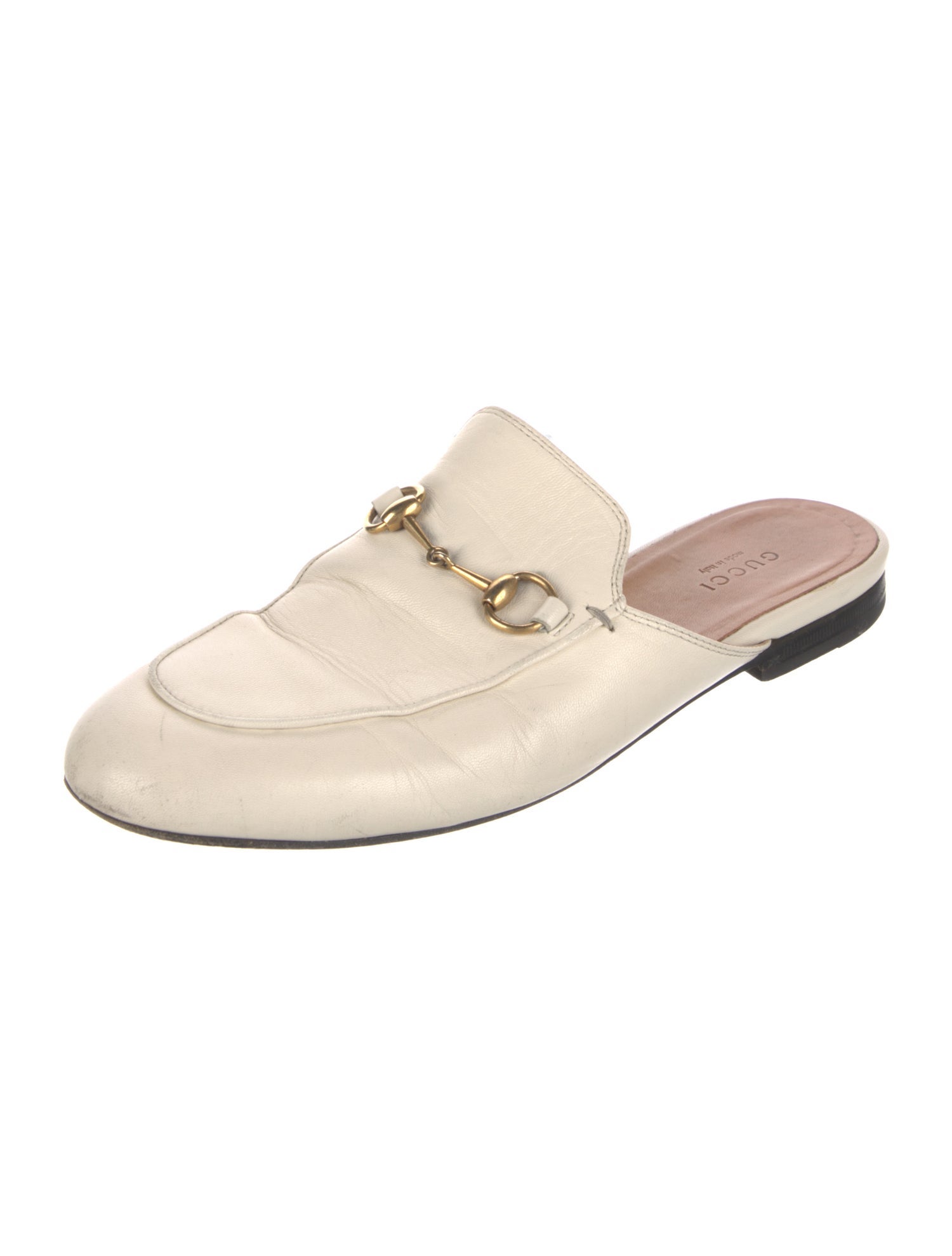 Gucci Horsebit Accent Leather Mules