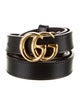 Gucci Double G Logo Skinny Belt