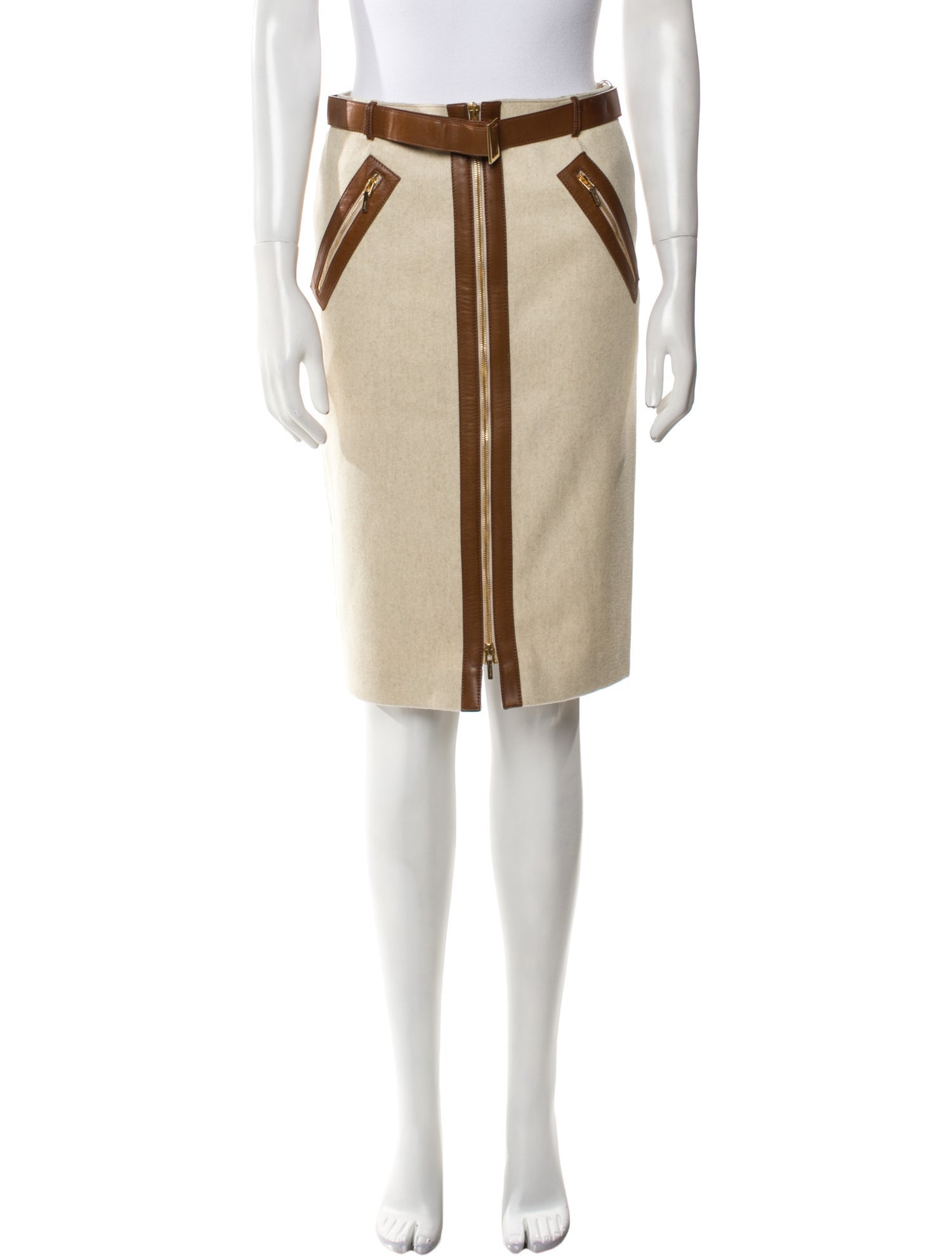 Gucci Wool Knee-Length Skirt