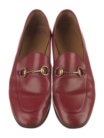 Gucci Horsebit Accent Leather Loafers