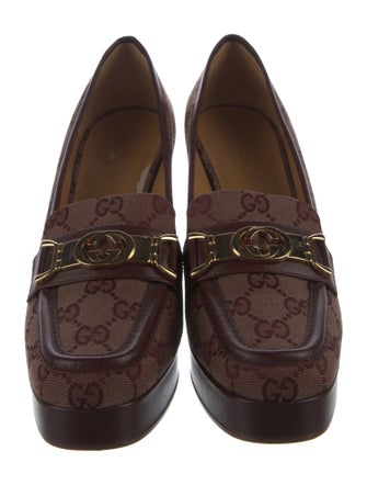 Gucci GG Canvas Canvas Pumps