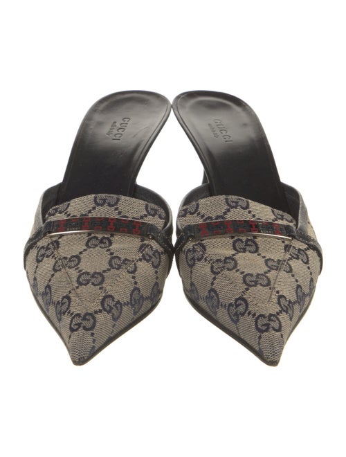 Gucci GG Canvas Canvas Mules