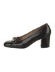 Gucci Horsebit Accent Leather Pumps