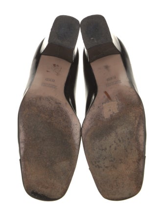 Gucci Horsebit Accent Leather Pumps