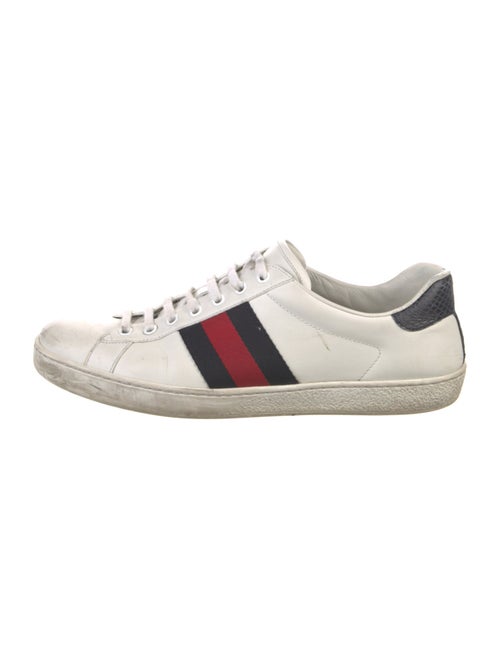 Gucci Sylvie Web Accent Leather Sneakers