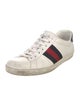 Gucci Sylvie Web Accent Leather Sneakers