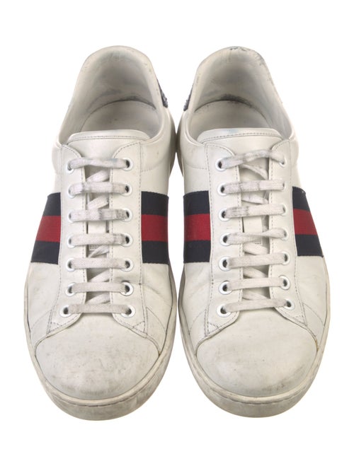 Gucci Sylvie Web Accent Leather Sneakers