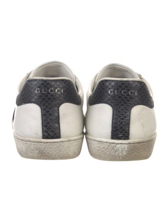 Gucci Sylvie Web Accent Leather Sneakers
