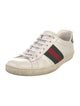 Gucci Leather Striped Sneakers