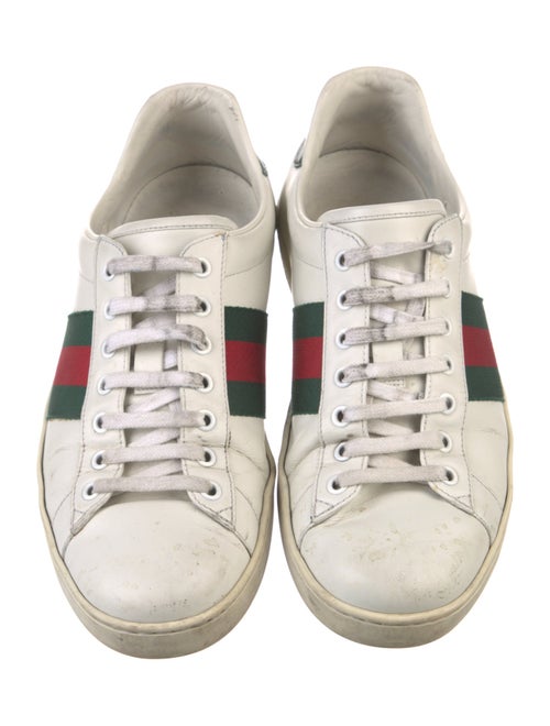 Gucci Leather Striped Sneakers