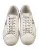 Gucci Leather Graphic Print Sneakers