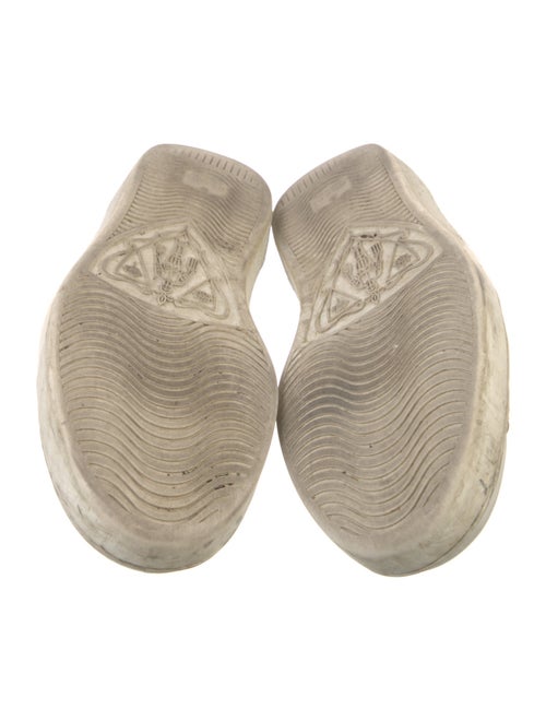 Gucci Leather Graphic Print Sneakers