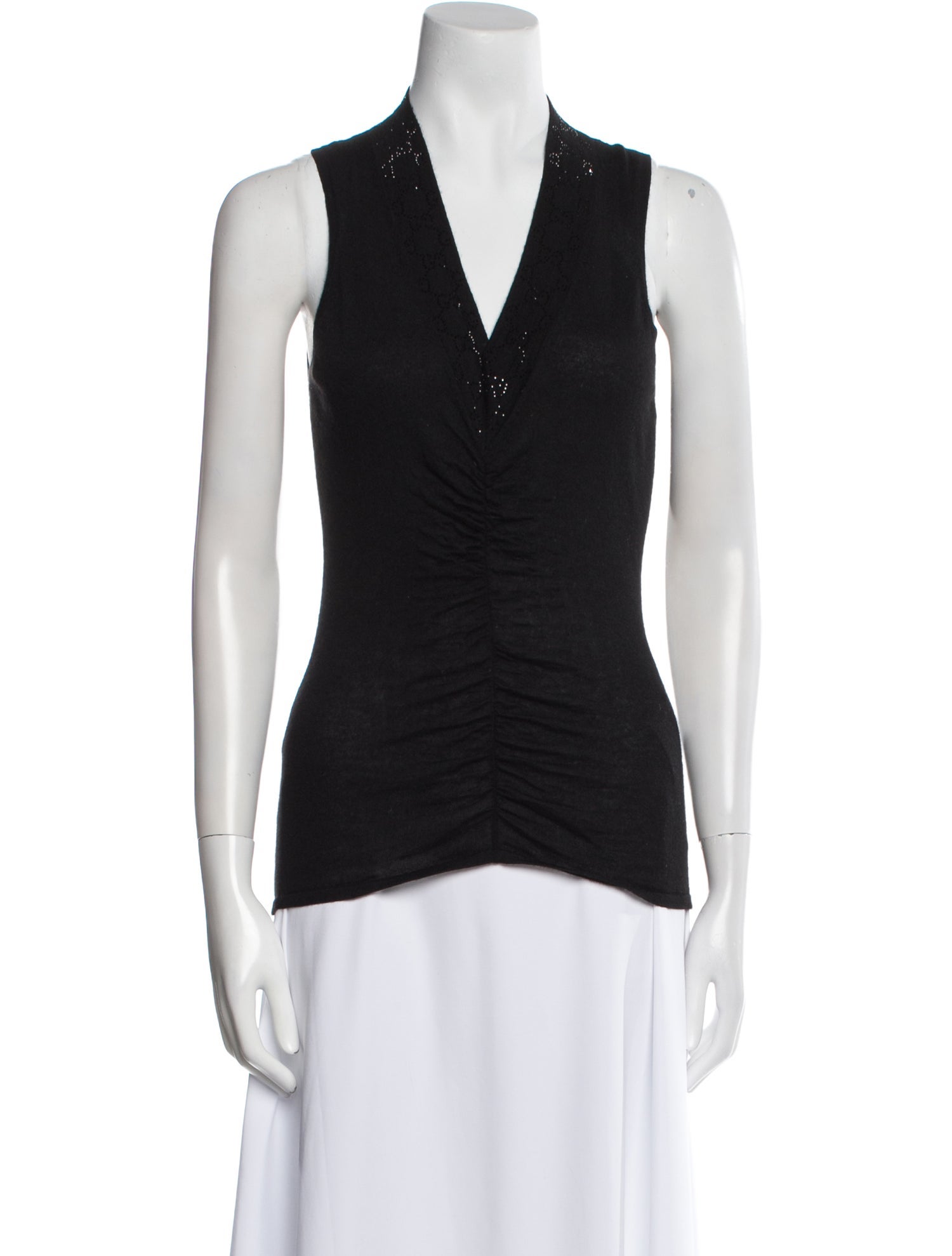 Gucci V-Neck Sleeveless Top